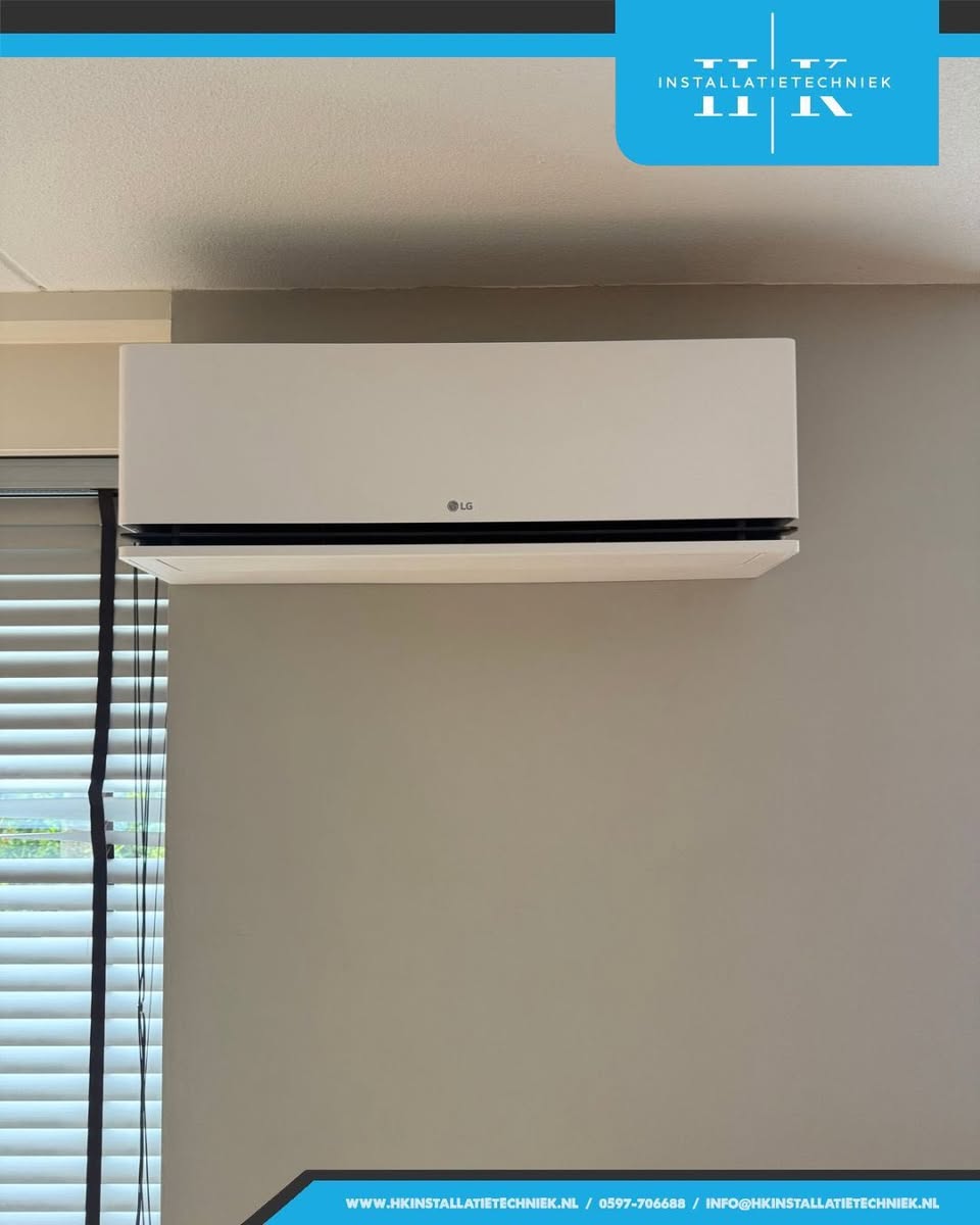 Airco-installatie in een woning in Winschoten
