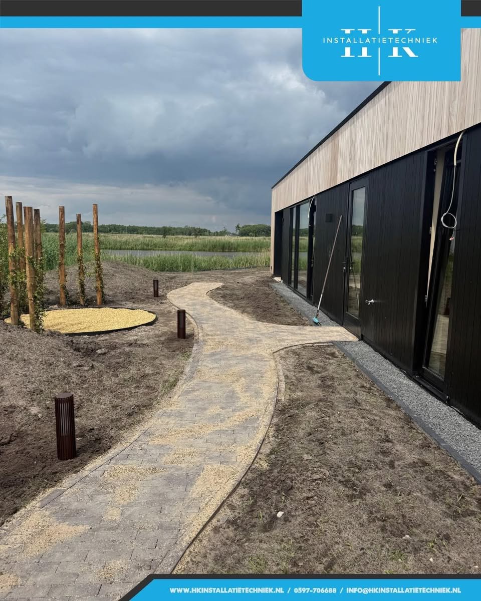 Buitenverlichting in Blauwestad
