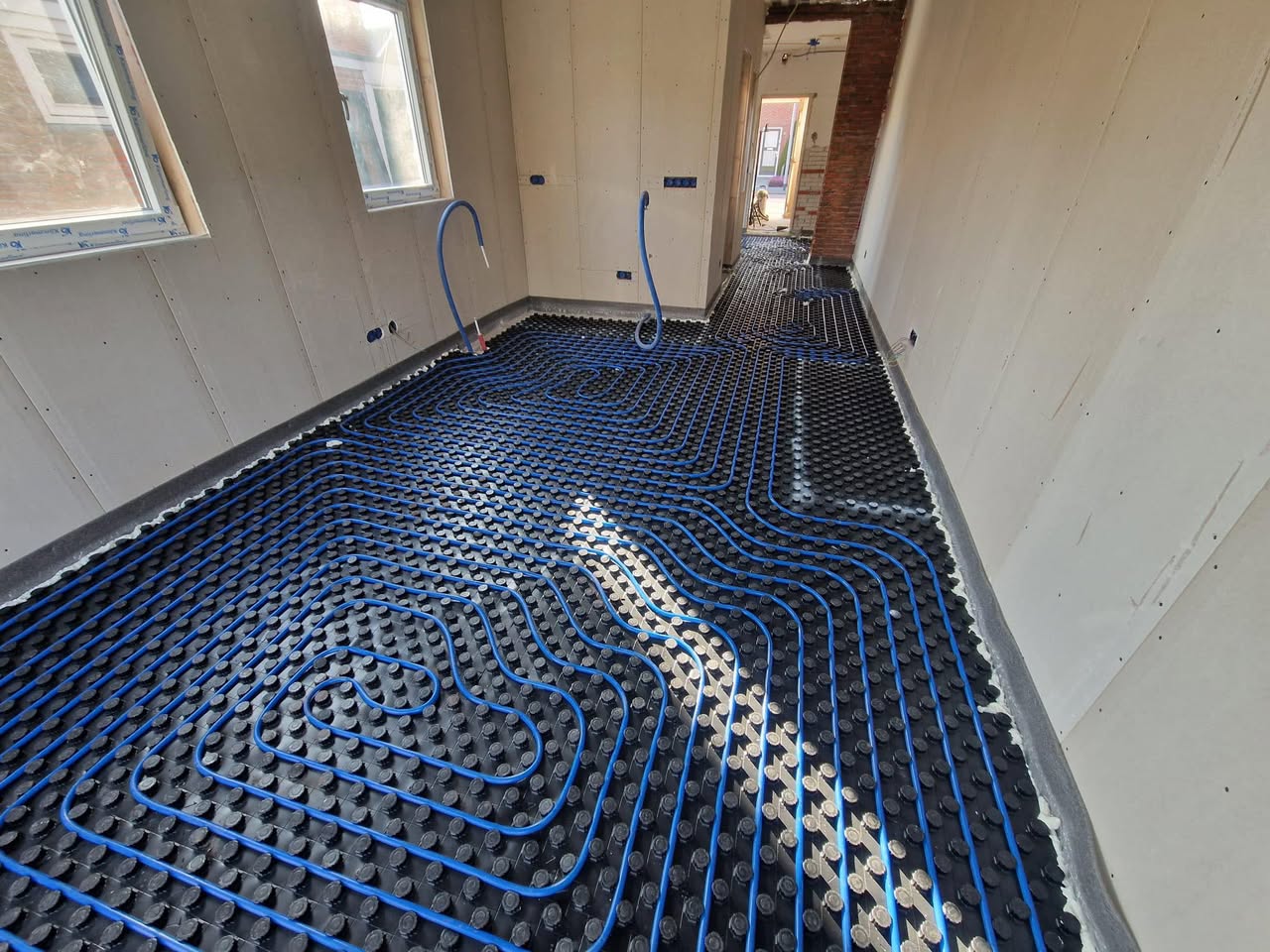 Renovatie en vloerverwarming – Veendam – projectfoto 1