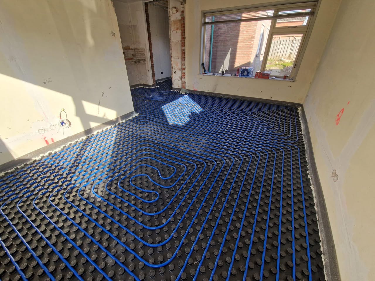 Renovatie en vloerverwarming – Veendam – projectfoto 2