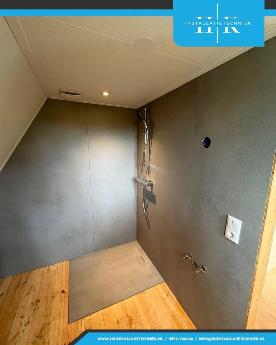 Installatiewerk voor Tiny House A-frame woning – projectfoto 3