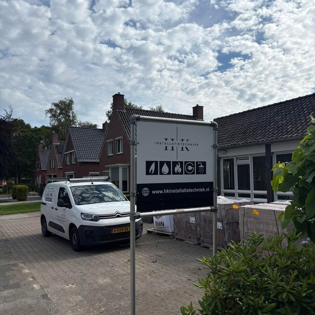 Installatiewerk bij verbouwing in Vlagtwedde