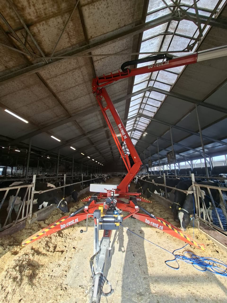 Verlichting vervangen op hoogte – projectfoto 1