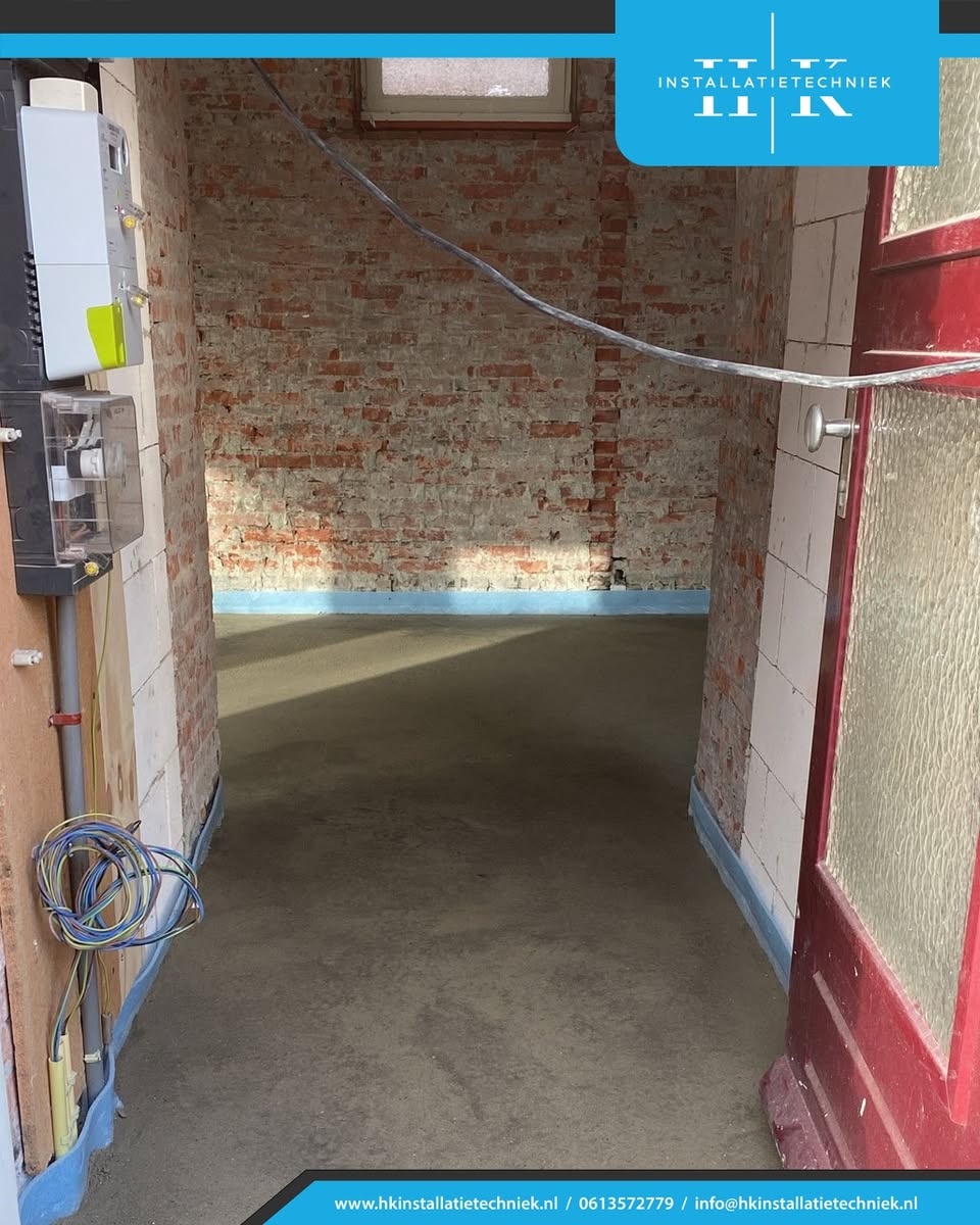 Vloerverwarming en hybride installatie in Winschoten – projectfoto 2