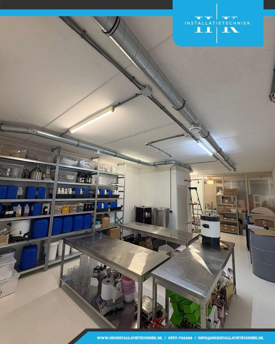 WTW-installatie bij Azur Natural Bodycare in Groningen – projectfoto 1